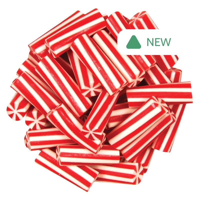 Wholesale Vidal Mini Strawberry Licorice Candy Cane Logs- Bulk