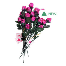 Wholesale Madelaine Milk Chocolate Pink Foiled Roses 0.5 Oz 9.5"- Bulk