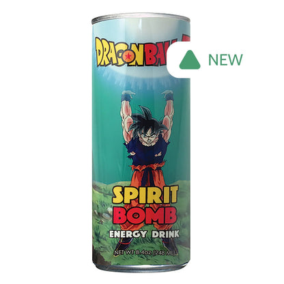Wholesale Dragon Ball Z Spirit Bomb Energy Drink 12 Oz Can *Not For Sale In Canada*- Bulk