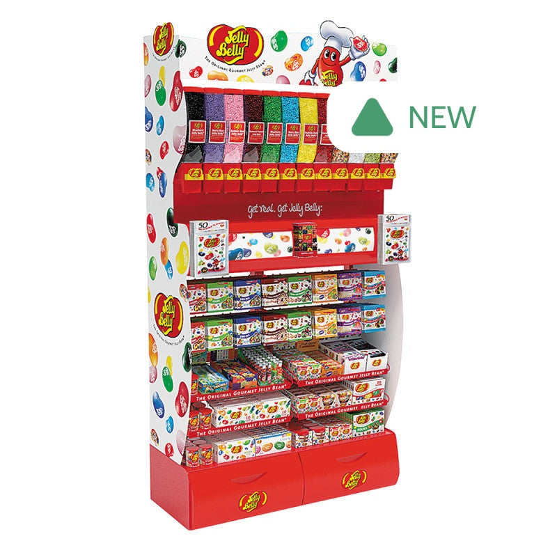 Wholesale Jelly Belly Fixture 4 Ft Free Standing * Custom Order*- Bulk