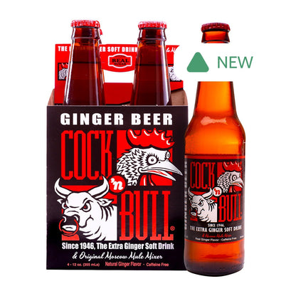 Wholesale Cock N Bull Ginger Beer 4 Pack 12 Oz Bottle- Bulk