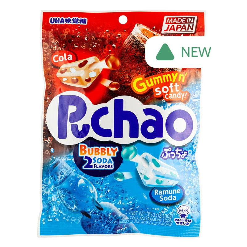 Wholesale Puchao Cola & Ramune Soda 3.53 Oz Peg Bag- Bulk