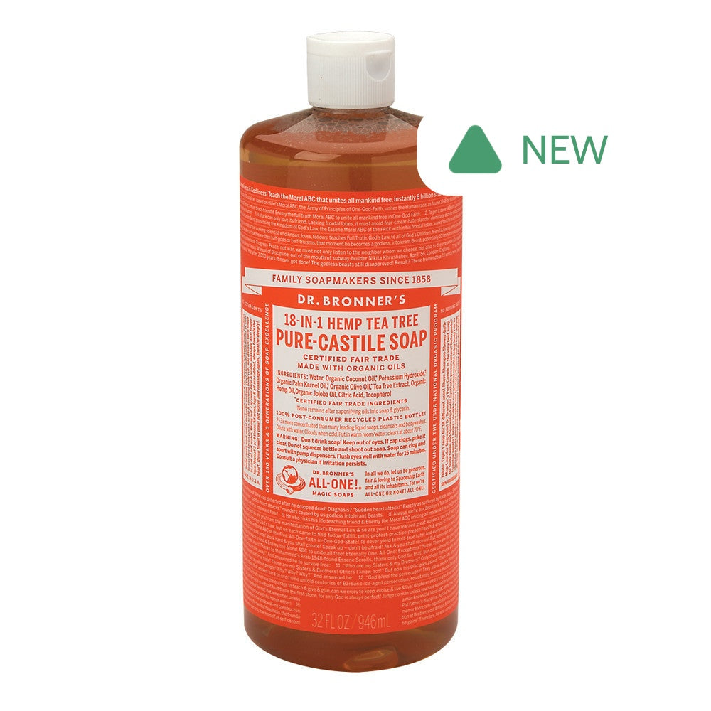 Wholesale Dr. Bronner'S Tea Tree Soap 32 Oz Bottle- Bulk