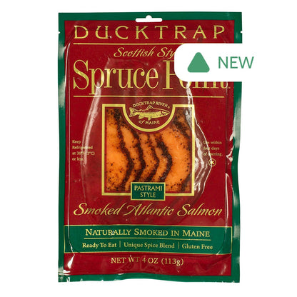 Wholesale Ducktrap Spruce Point Pastrami Style Atlantic Smoked Salmon 4 Oz- Bulk
