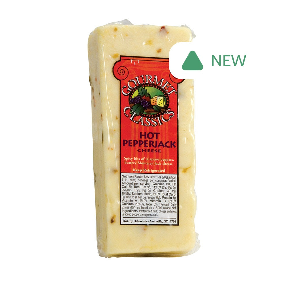 Wholesale Monterey Jack Hot Pepper Precut Cheese- Bulk