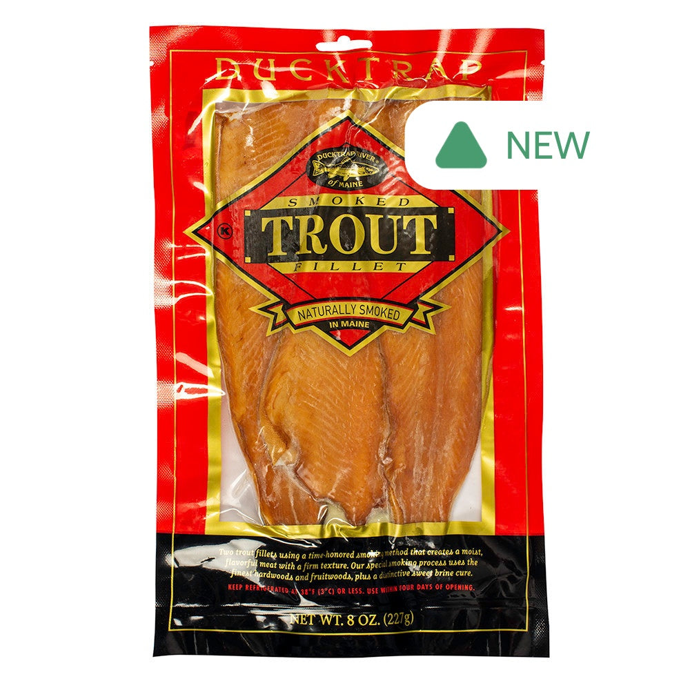 Wholesale Ducktrap Smoked Trout 8 Oz- Bulk