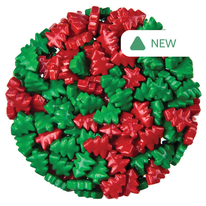 Wholesale Müttenberg Candy Red And Green Dextrose Christmas Trees- Bulk