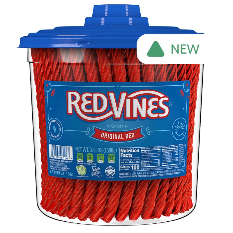 Wholesale Red Vines Original Red Licorice Tub *Sf Dc Only*- Bulk
