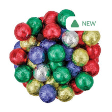 Wholesale Madelaine Crisp Milk Chocolate Foiled Christmas Balls- Bulk