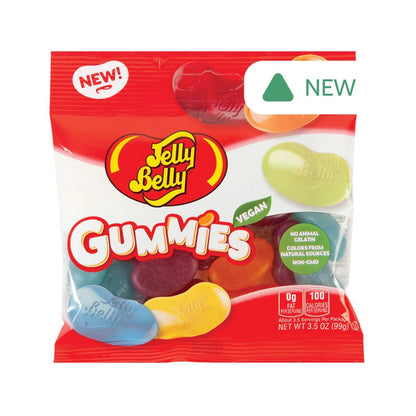 Wholesale Jelly Belly Gummies Assorted 3.5 Oz Peg Bag- Bulk
