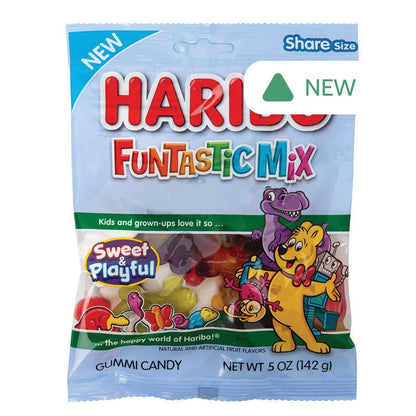 Wholesale Haribo Funtastic Mix 5 Oz Peg Bag- Bulk