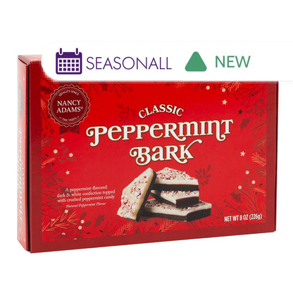Wholesale Nancy Adams Peppermint Bark 8 Oz Box- Bulk