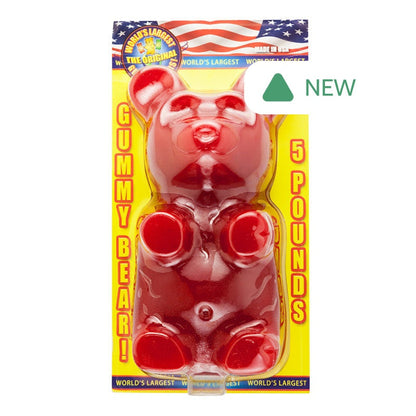 Wholesale Giant Gummy Bear Cherry 5 Lb- Bulk