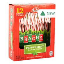 Wholesale Brach'S Red And White Peppermint Candy Canes 12 Pc 5.3 Oz Box- Bulk
