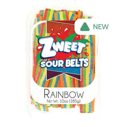 Wholesale Zweet Rainbow Sour Belts 10 Oz Tub *Sf Dc Only*- Bulk