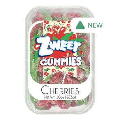 Wholesale Zweet Gummy Sour Cherry 10 Oz Tub *Sf Dc Only*- Bulk
