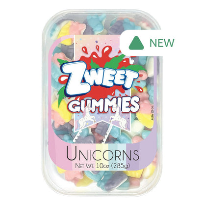 Wholesale Zweet Gummy Unicorn 10 Oz Tub *Sf Dc Only*- Bulk