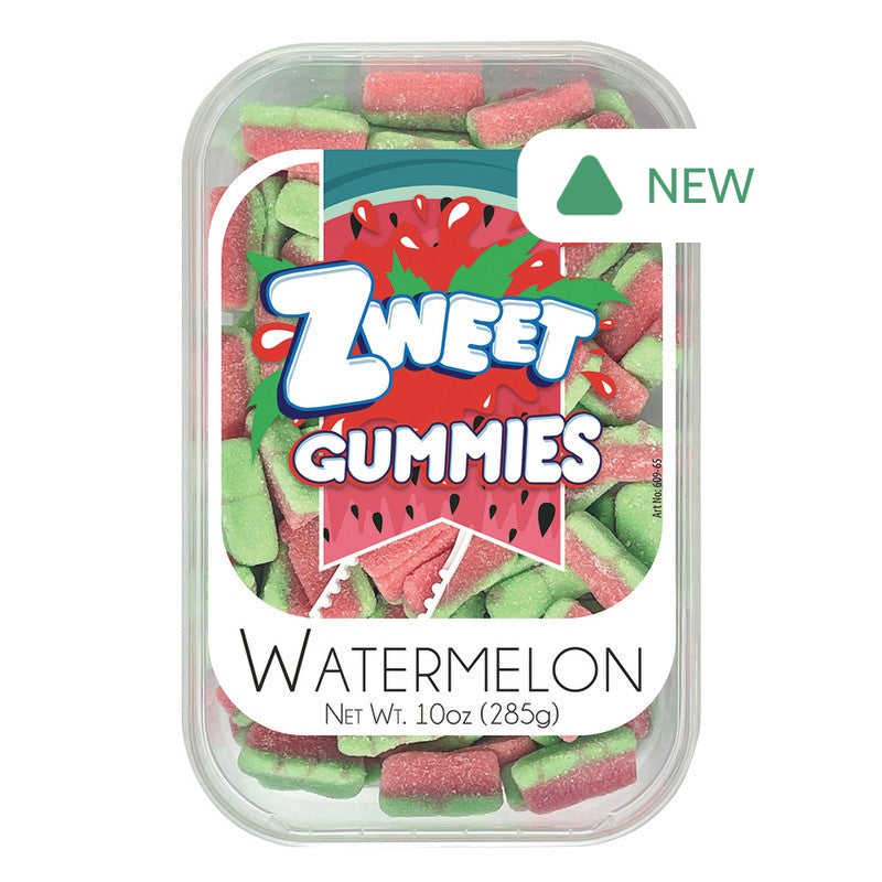 Wholesale Zweet Gummy Sour Watermelon 10 Oz Tub *Sf Dc Oly*- Bulk