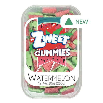 Wholesale Zweet Gummy Sour Watermelon 10 Oz Tub *Sf Dc Oly*- Bulk