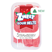 Wholesale Zweet Strawberry Sour Belts 10 Oz Tub *Sf Dc Only*- Bulk