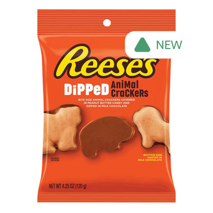 Wholesale Reese'S Peanut Butter Dipped Animal Crackers 4.25 Oz- Bulk
