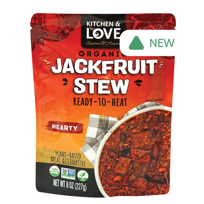 Wholesale Kitchen & Love Organic Jackfruit Stew Hearty 8 Oz Pouch- Bulk