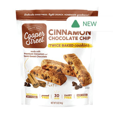 Wholesale Cooper Street Cinnamon Chocolate Chip Twice Baked Cookies 5 Oz Pouch- Bulk