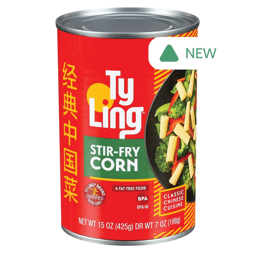 Wholesale Ty Ling Stir Fry Corn 15 Oz Can- Bulk