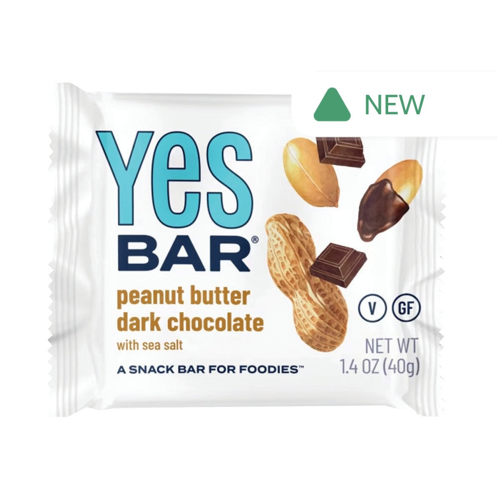 Wholesale Yes Bar Peanut Butter Dark Chocolate 1.4 Oz- Bulk