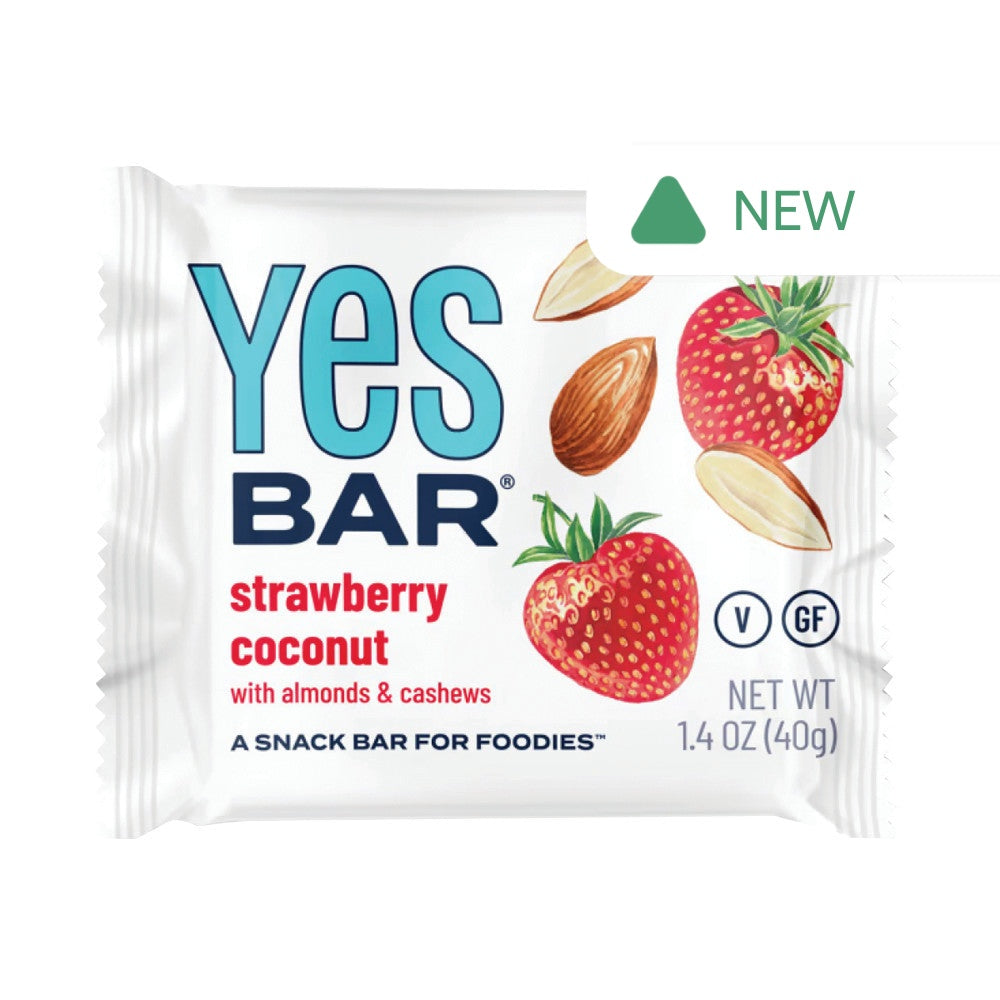 Wholesale Yes Bar Strawberry Coconut 1.4 Oz- Bulk