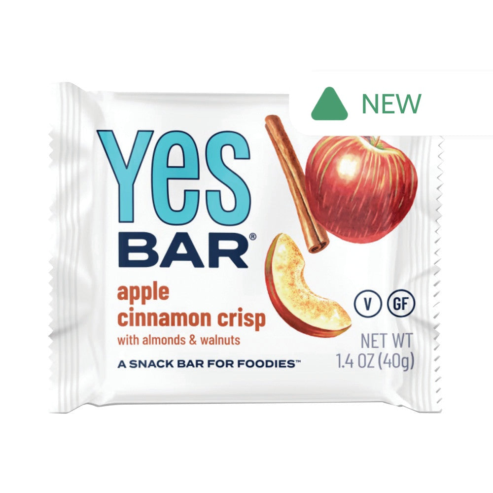 Wholesale Yes Bar Apple Cinnamon Crisp 1.4 Oz- Bulk