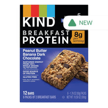 Wholesale Kind Breakfast Bar Protein Peanut Butter Banana Dark Chocolate 10.58 Oz Box- Bulk