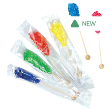Wholesale Roses Brands Assorted Wrapped Rock Candy Sticks- Bulk