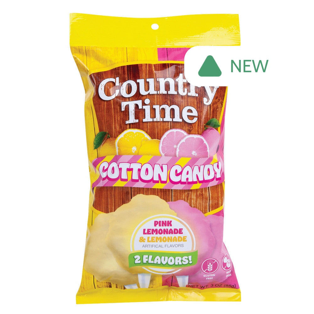 Wholesale Country Time Cotton Candy Pink Lemonade & Lemonade 3 Oz Bag- Bulk