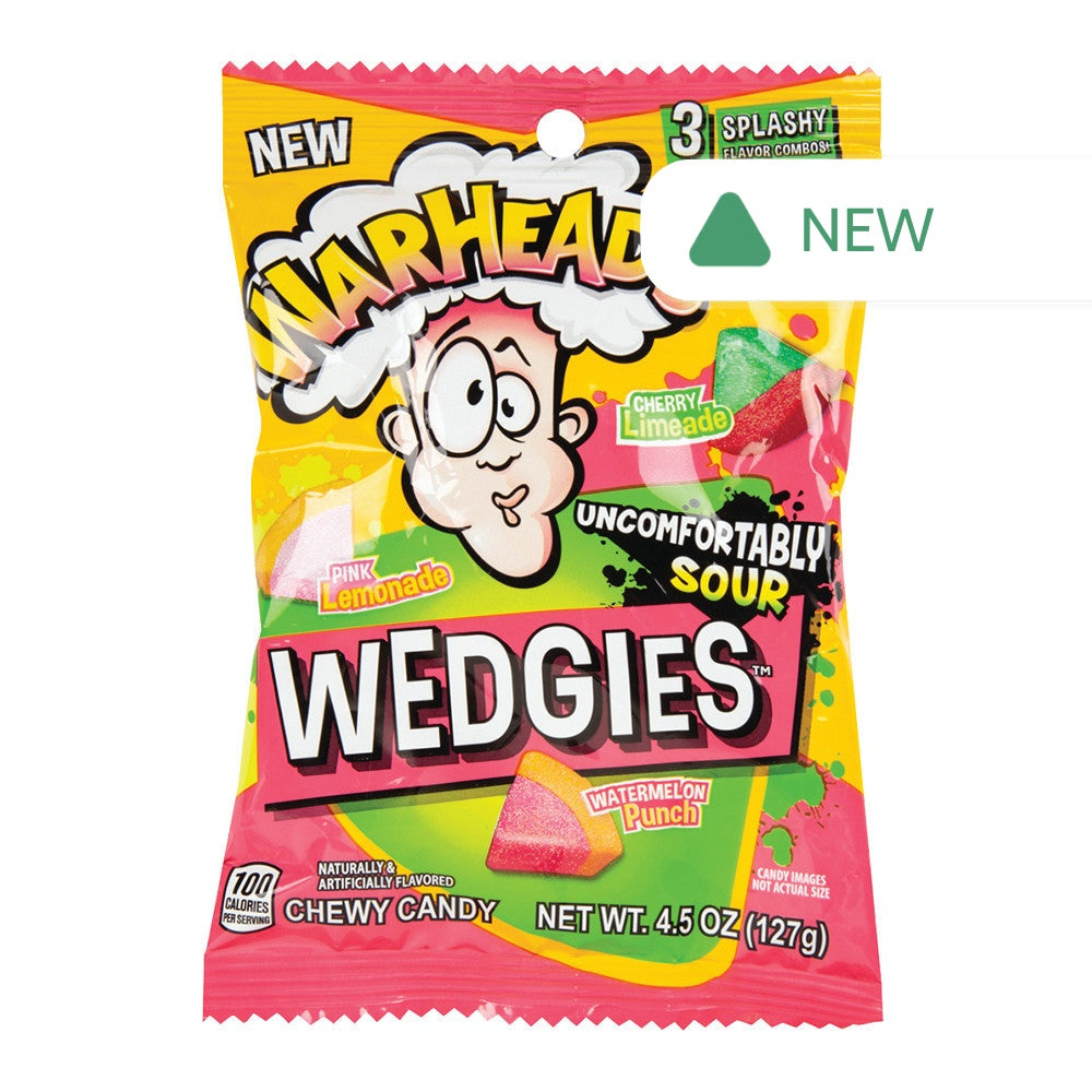 Wholesale Warheads Wedgies 4.5 Oz Peg Bag- Bulk