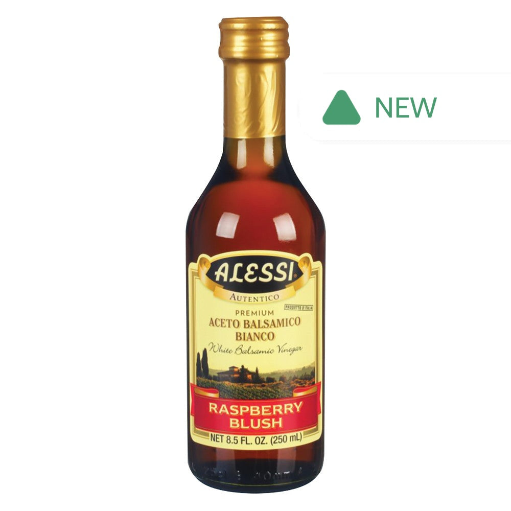 Wholesale Alessia Raspberry Blush White Balsamic Vinegar 8.5 Oz Glass Bottle- Bulk