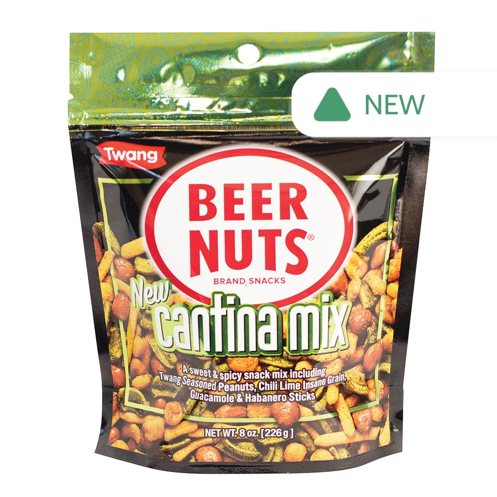 Wholesale Beer Nuts Cantina Mix With Twang 8 Oz Pouch- Bulk