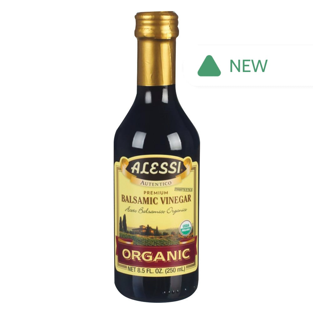 Wholesale Alessi Organic Balsamic Vinegar 8.5 Oz Glass Bottle- Bulk