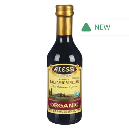 Wholesale Alessi Organic Balsamic Vinegar 8.5 Oz Glass Bottle- Bulk