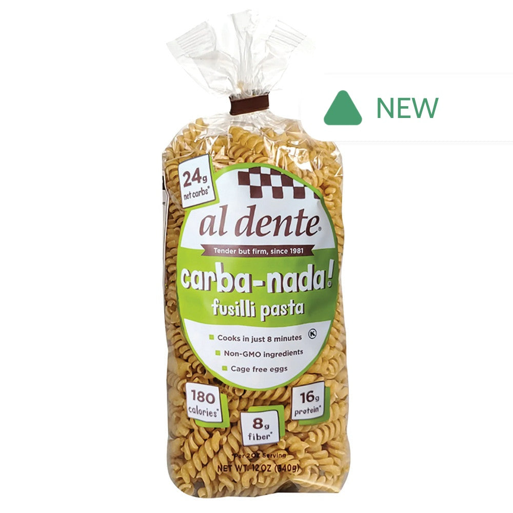 Wholesale Al Dente Carba Nada Fusilli 12 Oz Bag- Bulk