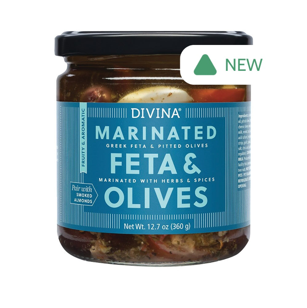 Wholesale Divina Marinated Feta & Olives 12.7 Oz Jar- Bulk