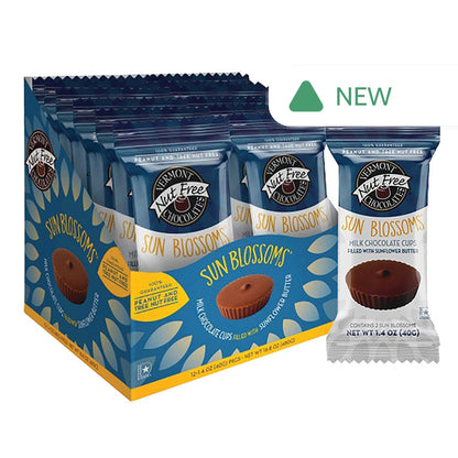 Wholesale Vermont Nut Chocolates Free Milk Cups Sun Blossoms 1.4 Oz- Bulk