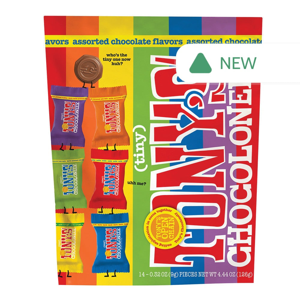 Wholesale Tony'S Chocolonely Tinys Assorted 4.44 Oz Pouch- Bulk