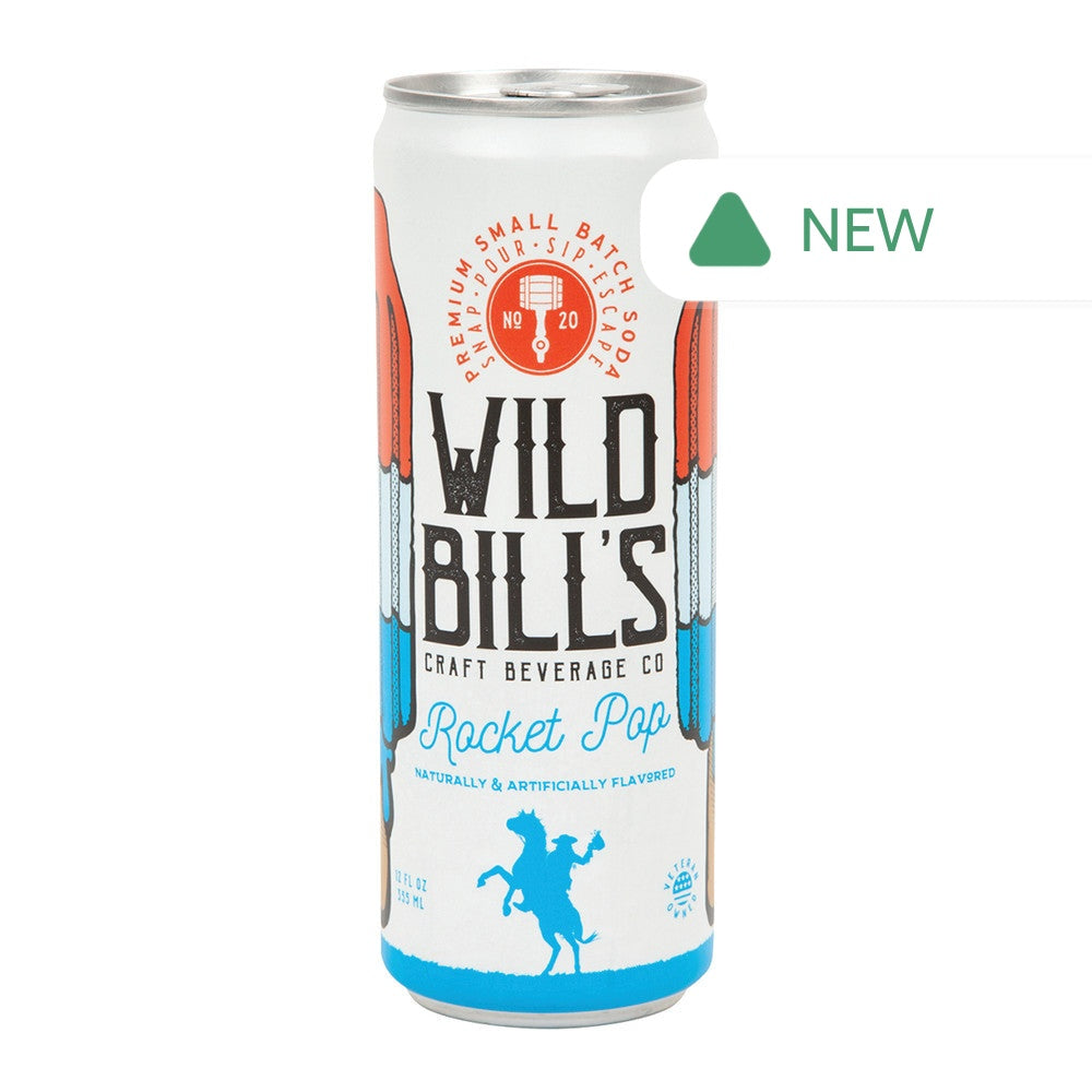 Wholesale Wild Bill’S Soda Rocket Pop 12 Oz Can 12 Pack- Bulk
