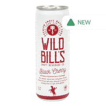 Wholesale Wild Bill’S Soda Black Cherry 12 Oz Can- Bulk