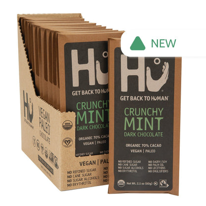 Wholesale Hu Dark Chocolate Crunchy Mint 2.1 Oz Bar- Bulk