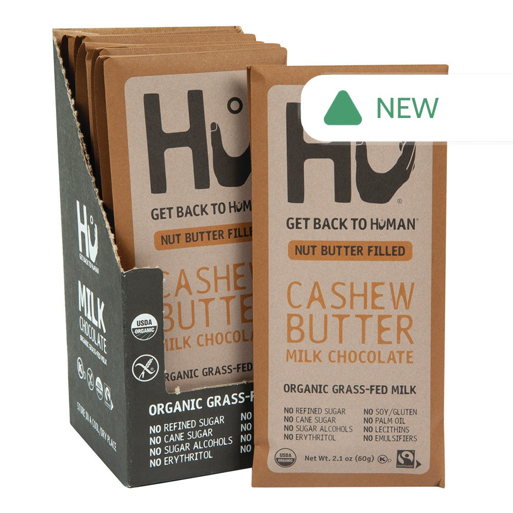 Wholesale Hu Bar Milk Chocolate Cashew Butter 2.1 Oz Bar- Bulk