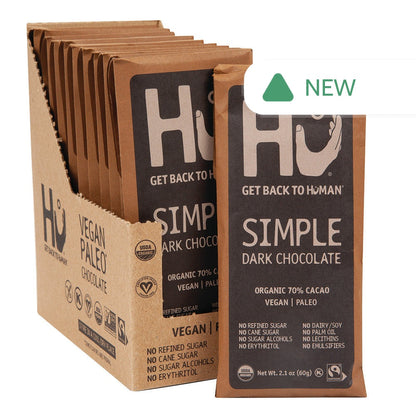 Wholesale Hu Simple Dark Chocolate 2.1 Oz Bar- Bulk