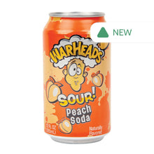 Wholesale Warheads Sour Peach Soda 12 Oz Can- Bulk