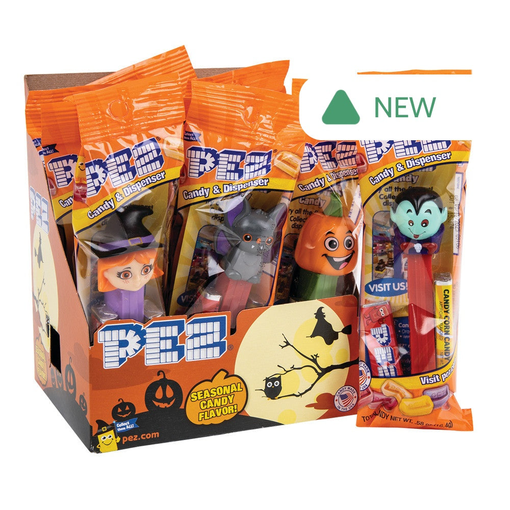 Wholesale Pez Halloween Assortment 0.58 Oz- Bulk